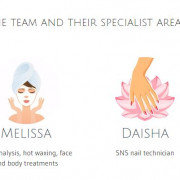 This is an info list with an image, title and description. The images are illustrations taken from Dreamstime and have been cropped to circles.