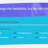 The top row has both top and bottom separators and a background image with a colour overlay. The bottom row has a background colour and bottom separator.